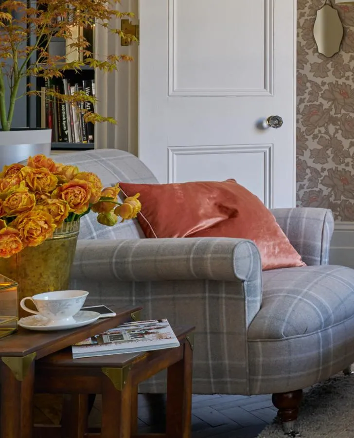 Nigella Copper Square Velvet Cushion