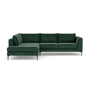 NOA Velvet Left Corner Sofa