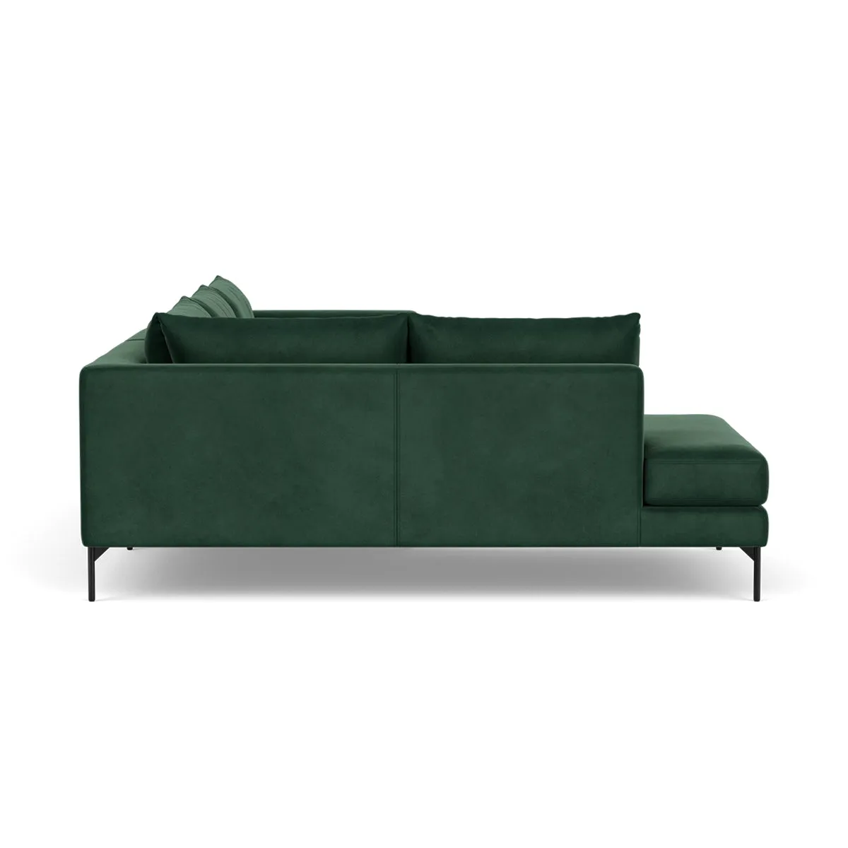 NOA Velvet Left Corner Sofa