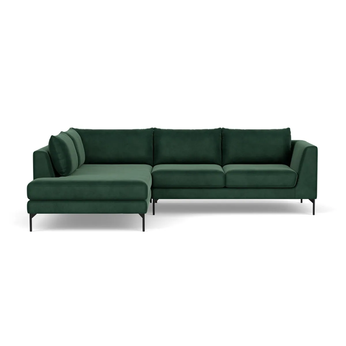 NOA Velvet Left Corner Sofa