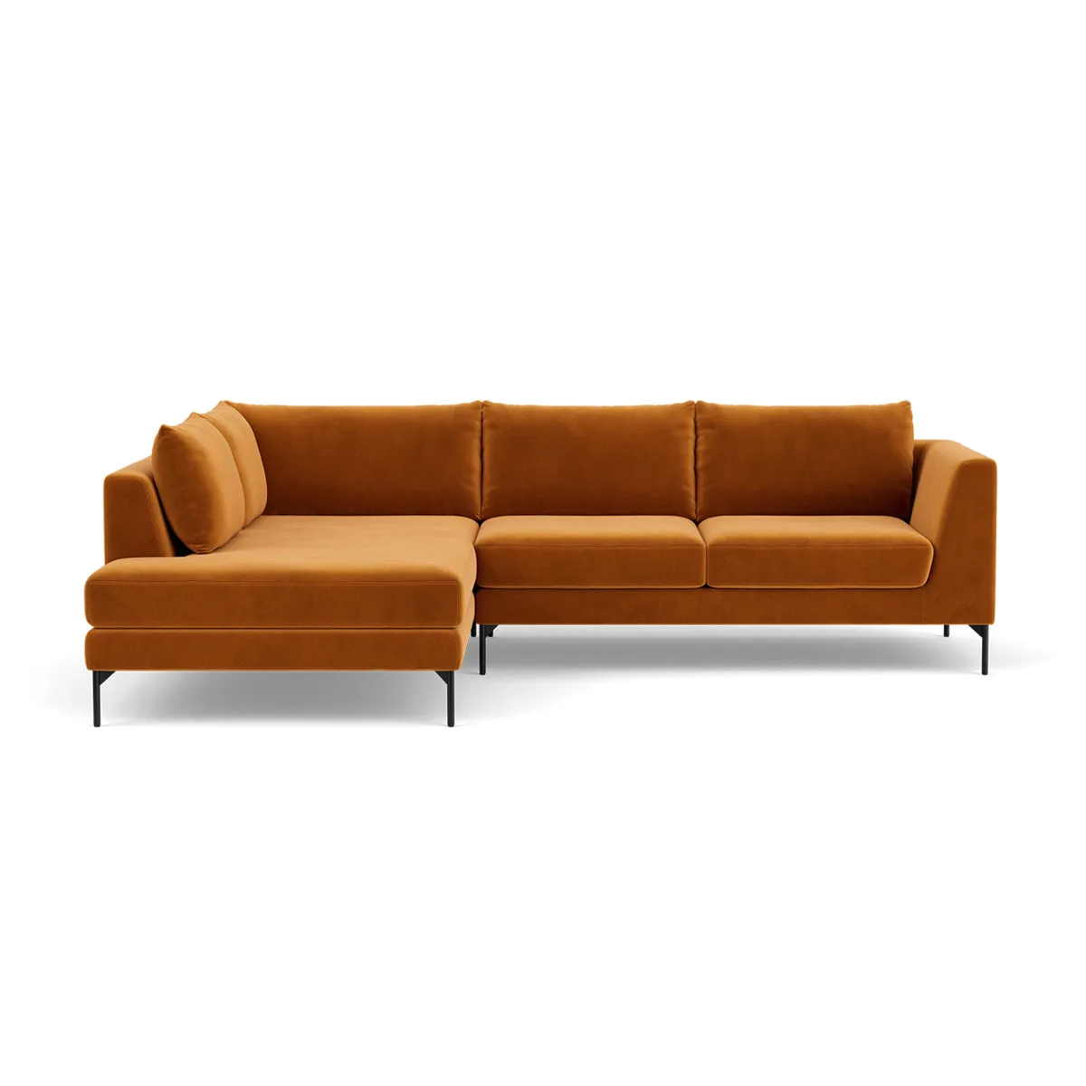 NOA Velvet Left Corner Sofa