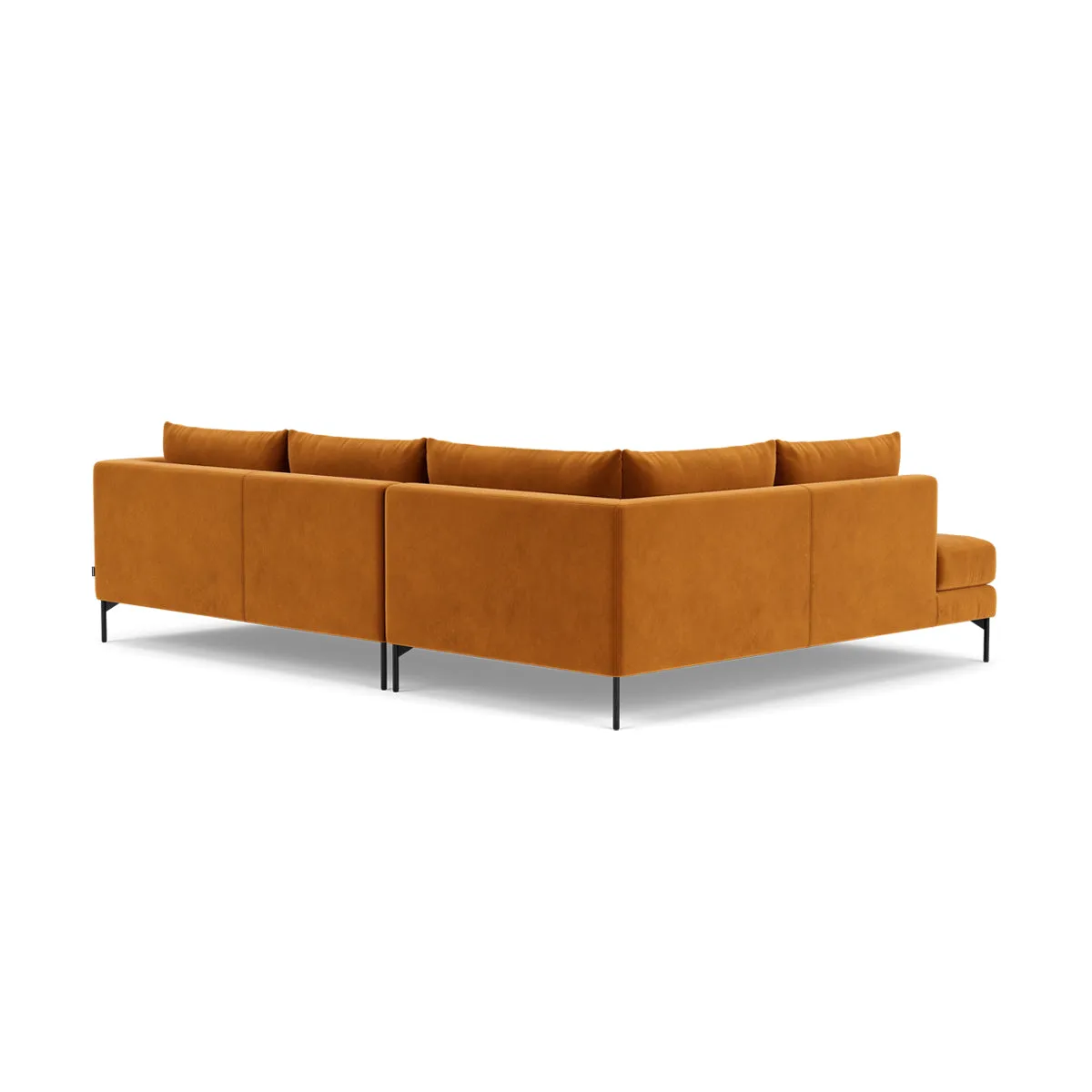 NOA Velvet Left Corner Sofa