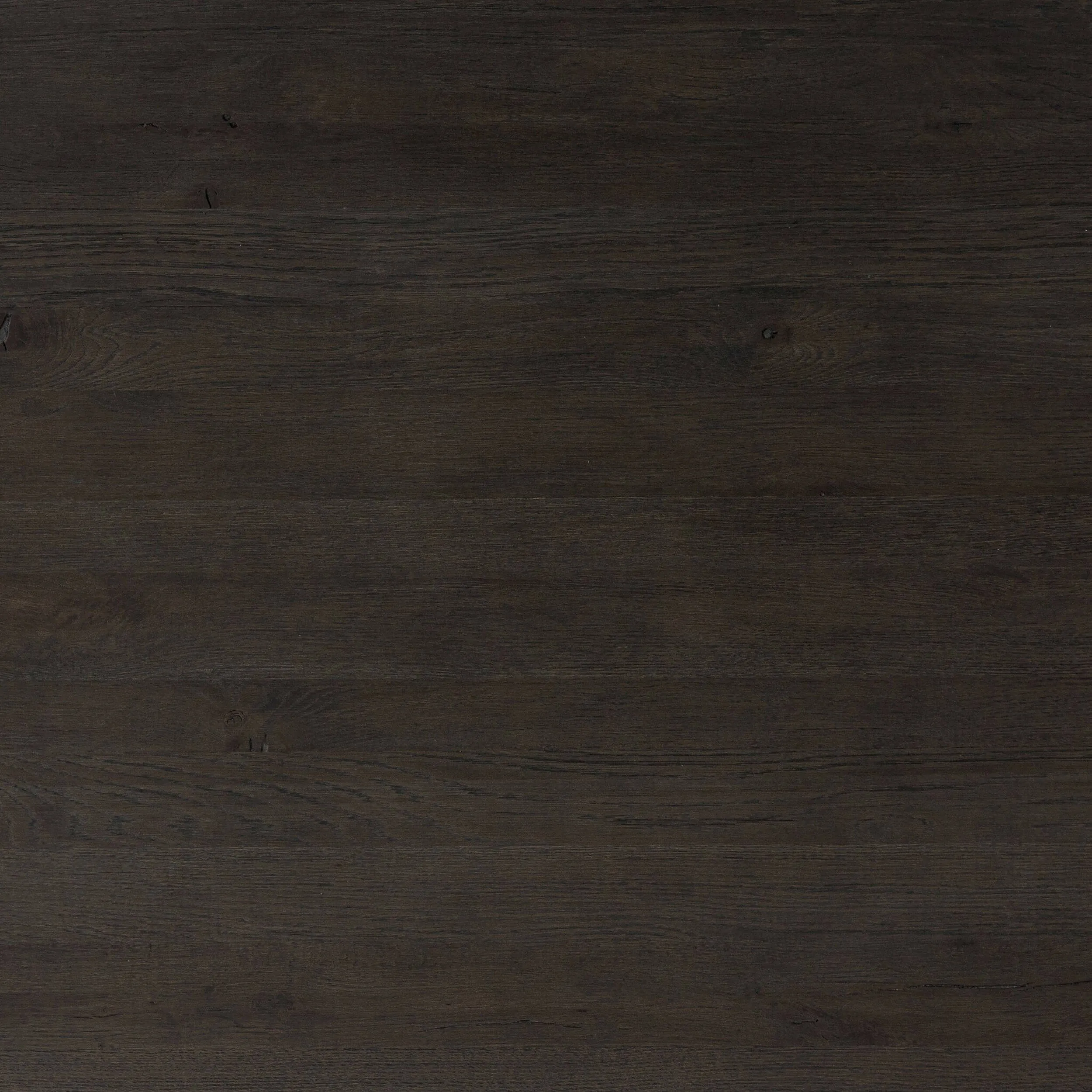Noeline Double Extension Dining Table, Smoked Black Oak