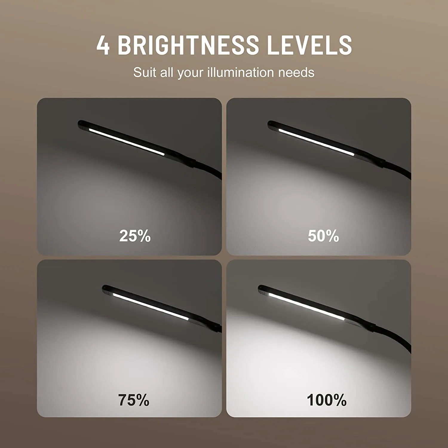 Nopoor | LED Floor Lamp With 4 Brightness Levels and 4 Color Temperatures