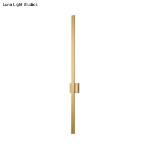 Nordic Acrylic LED Wall Light Sconce - Gold, 23.5"/31.5" Wide - Warm/White Light