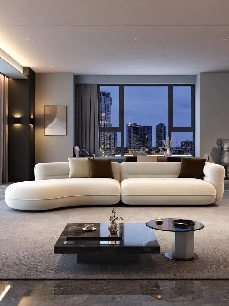 Nordin Scratch Resistant Curve Sofa