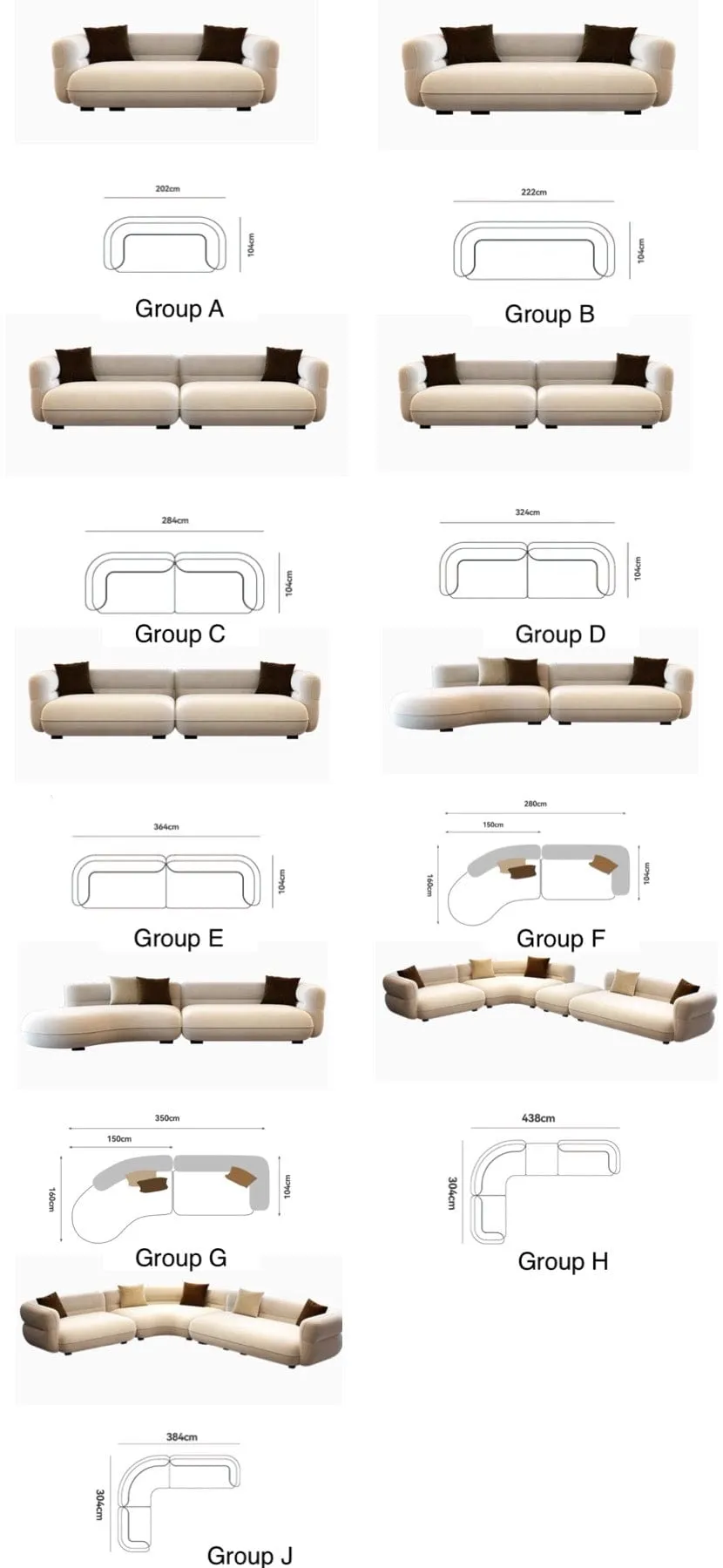Nordin Scratch Resistant Curve Sofa
