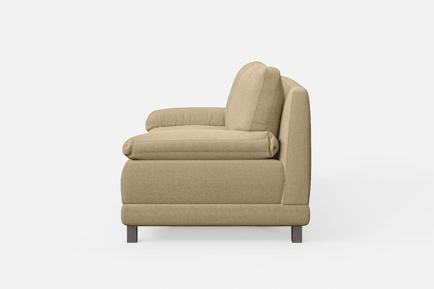Novara 3 Seater Sofa Beige Linen Fabric