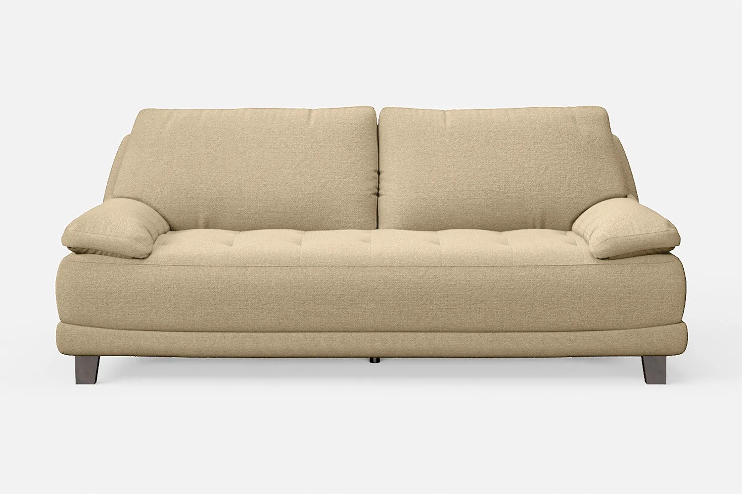 Novara 3 Seater Sofa Beige Linen Fabric