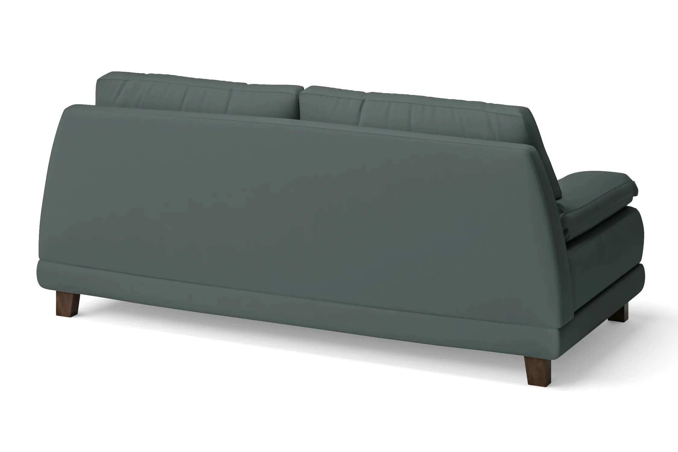 Novara 3 Seater Sofa Dusky Turquoise Leather