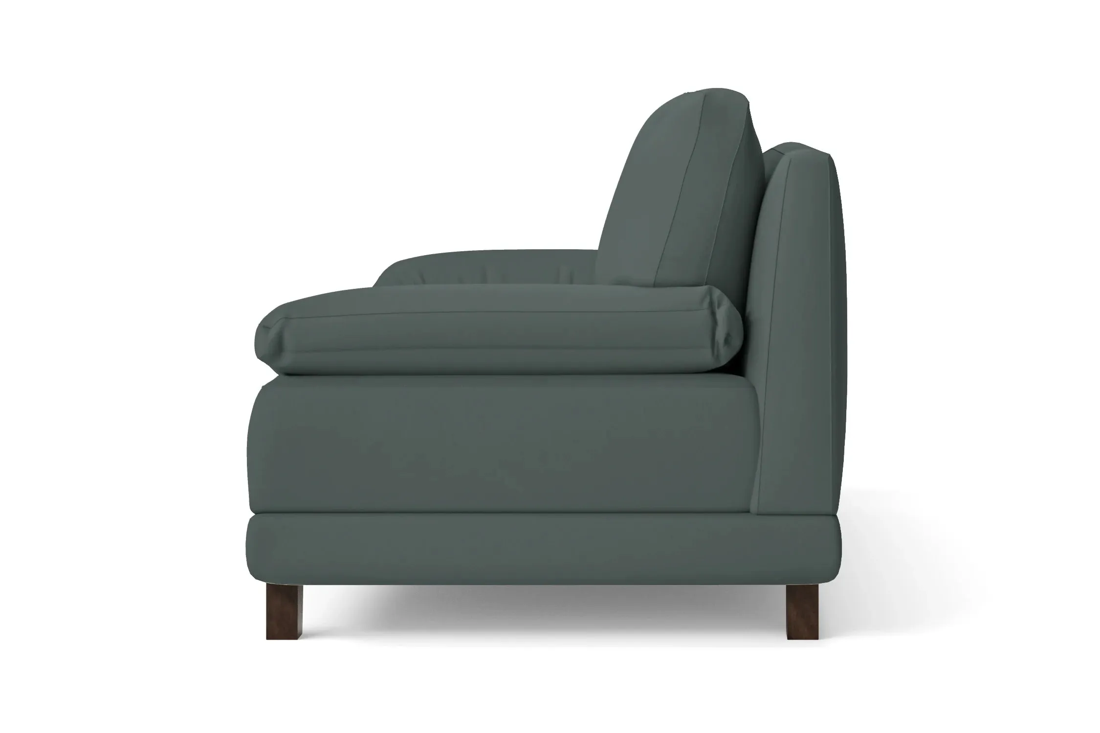 Novara 3 Seater Sofa Dusky Turquoise Leather