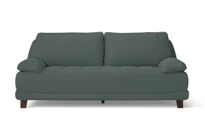 Novara 3 Seater Sofa Dusky Turquoise Leather