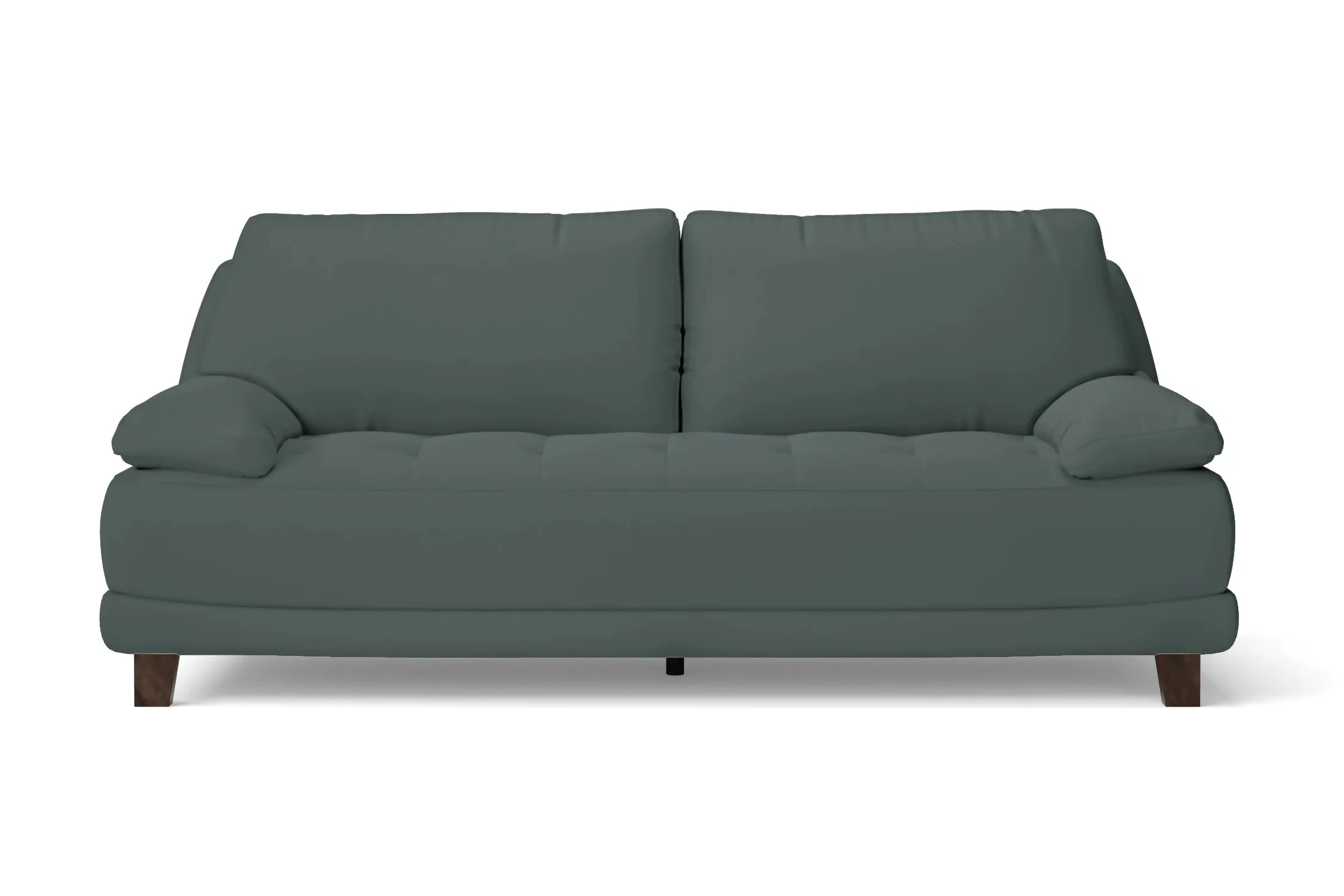 Novara 3 Seater Sofa Dusky Turquoise Leather