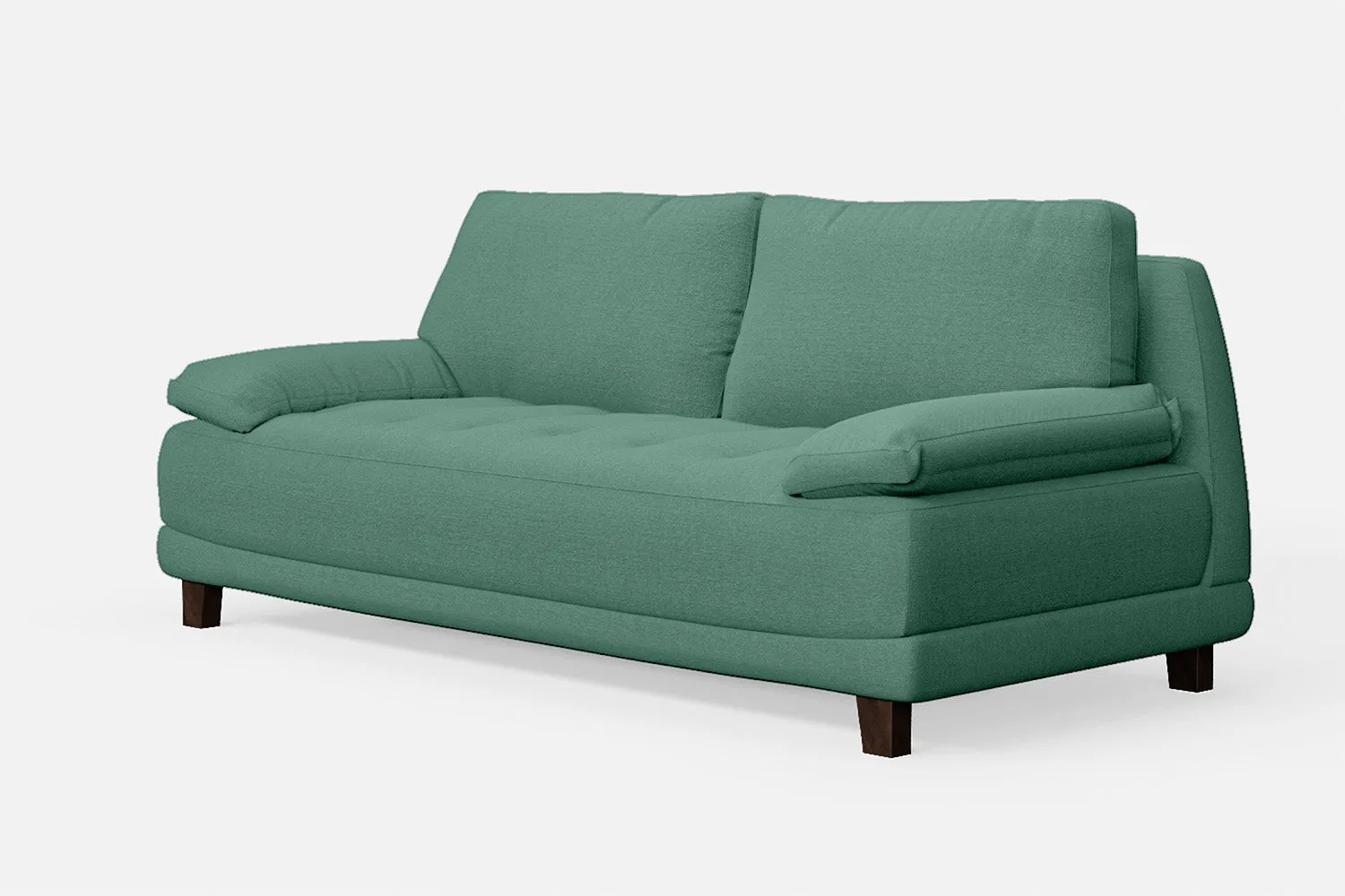 Novara 3 Seater Sofa Mint Green Linen Fabric