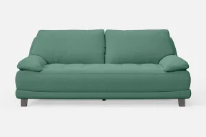 Novara 3 Seater Sofa Mint Green Linen Fabric