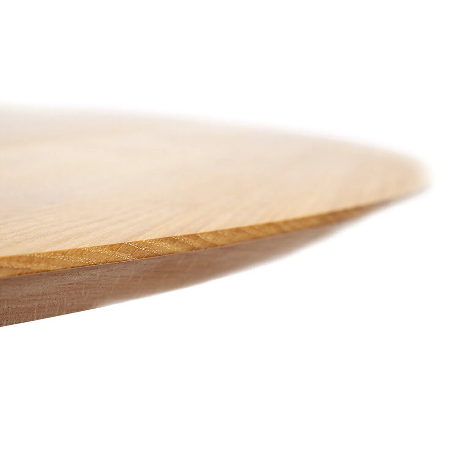Oak Circle Round Dining Table - Varnished