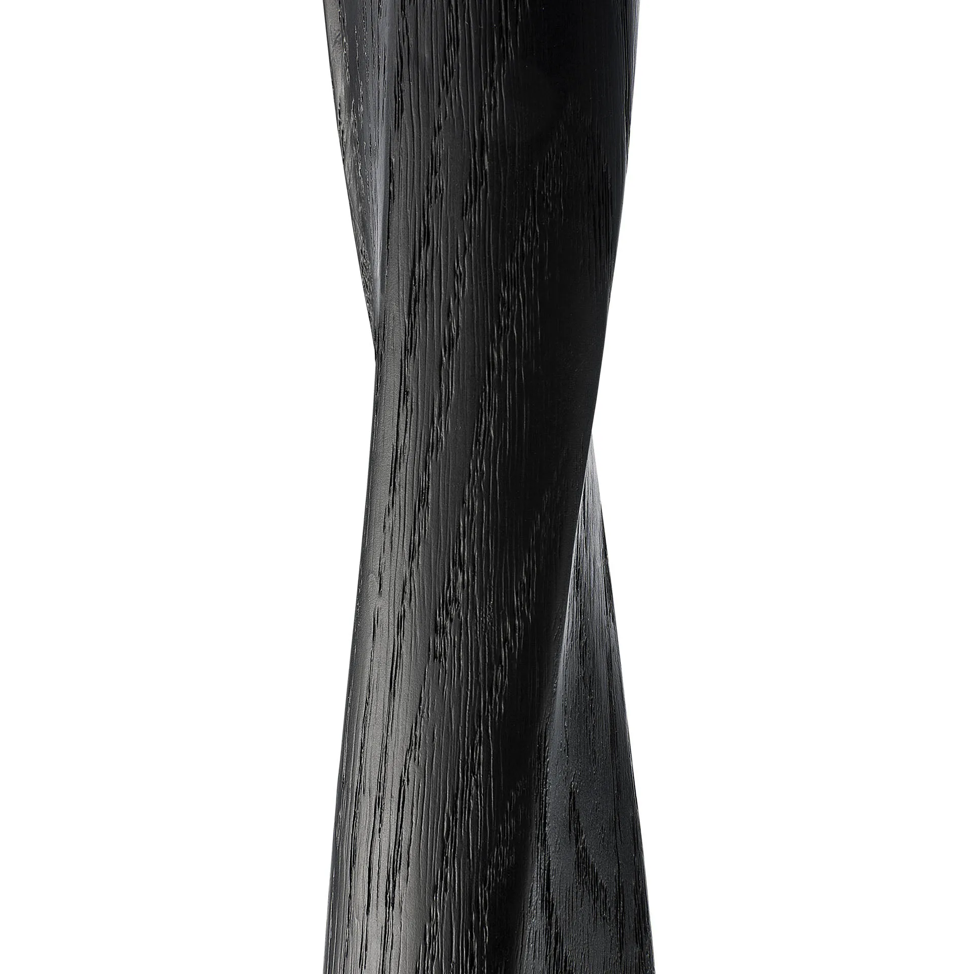 Oak Torsion Black Dining Table