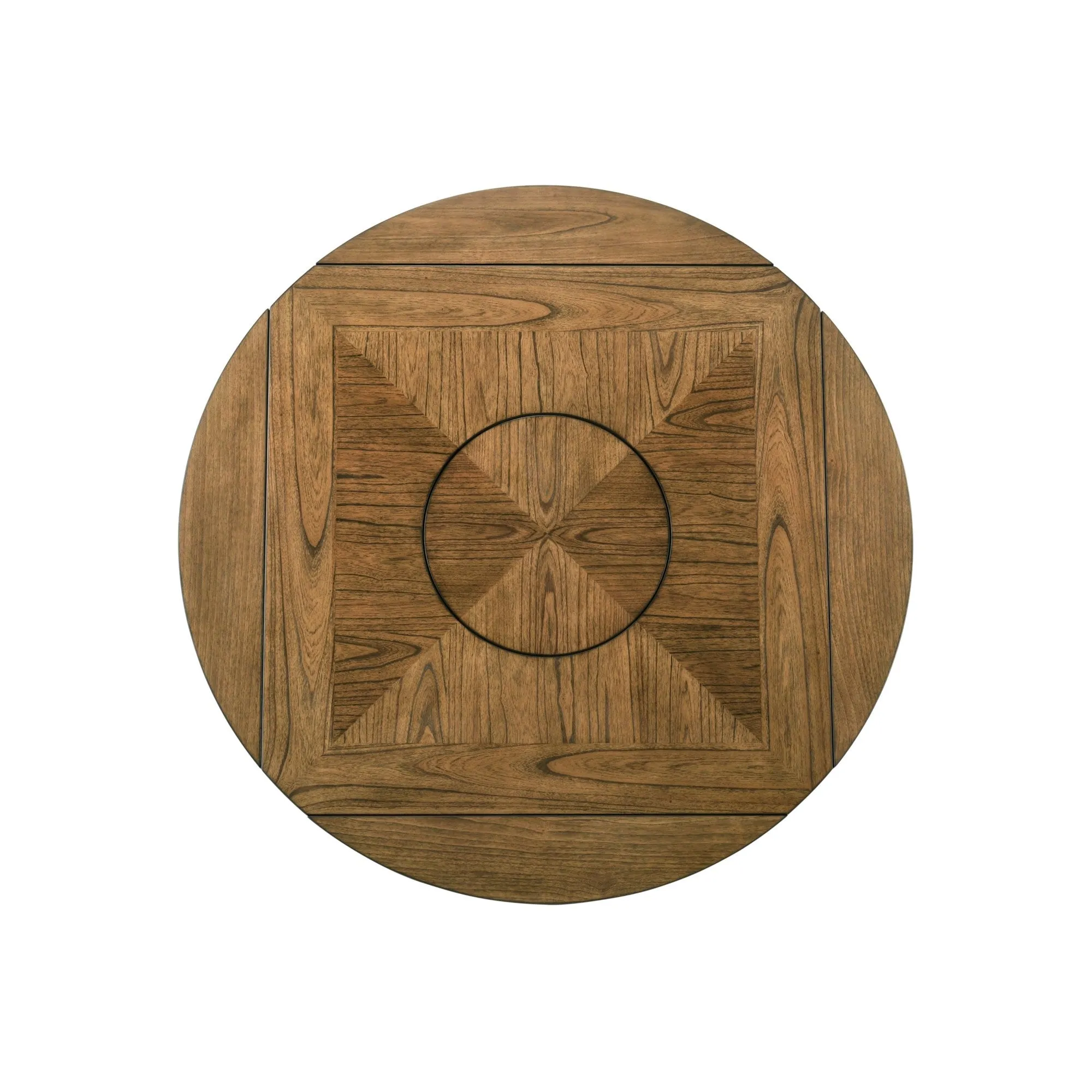 Oakly Counter Height Table with Lazy Susan