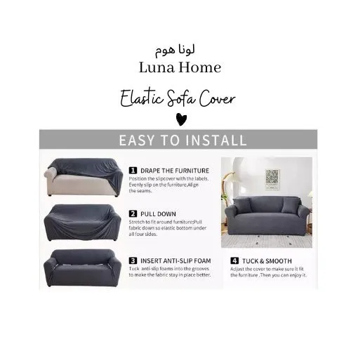 One Seater Sofa Cover Sacoor Design.