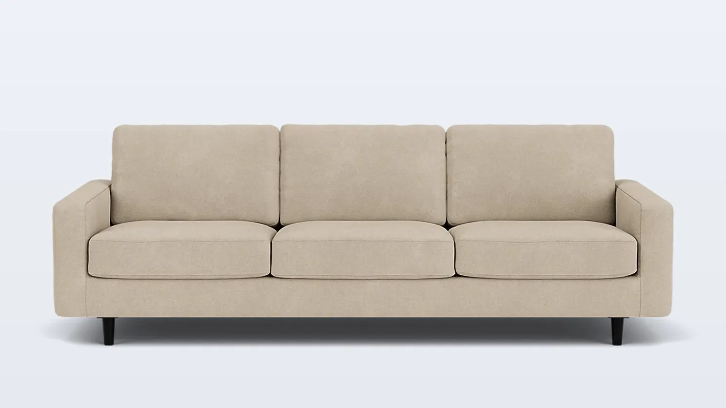 oskar 93" sofa - fabric