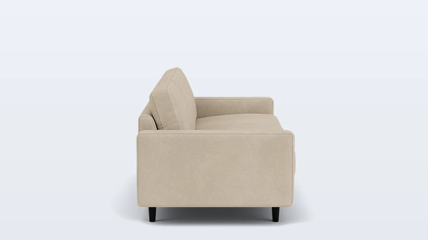 oskar 93" sofa - fabric