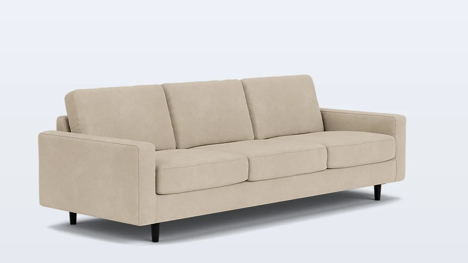 oskar 93" sofa - fabric