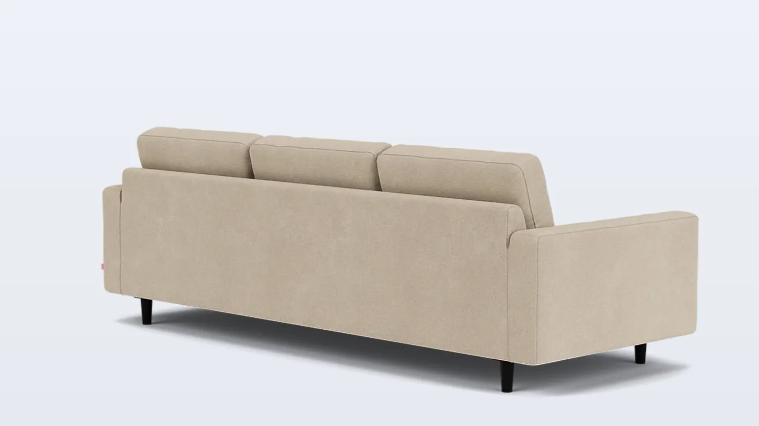 oskar 93" sofa - fabric