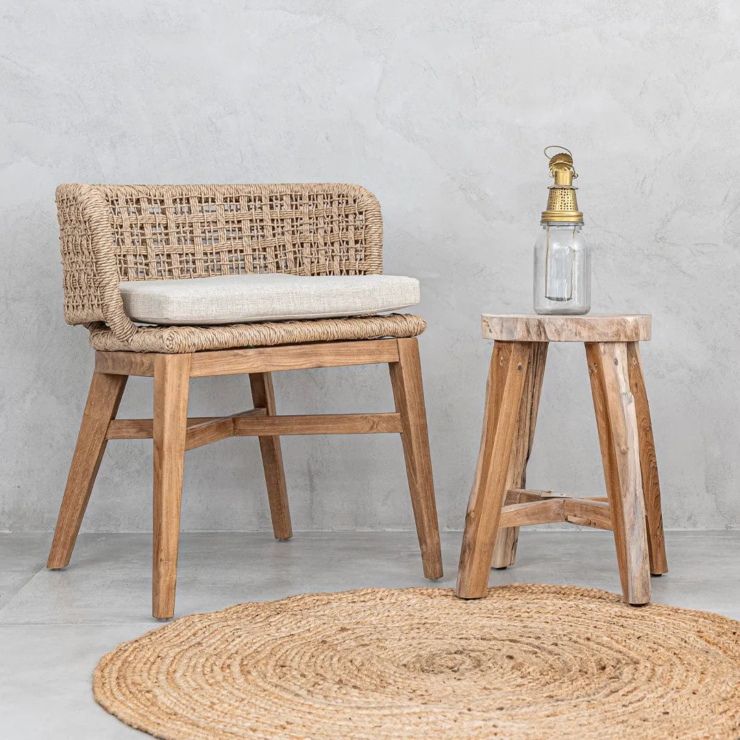 Outdoor Seat Cushion | Sand 48x48x5cm | Bodhi/Maluku Dining chair