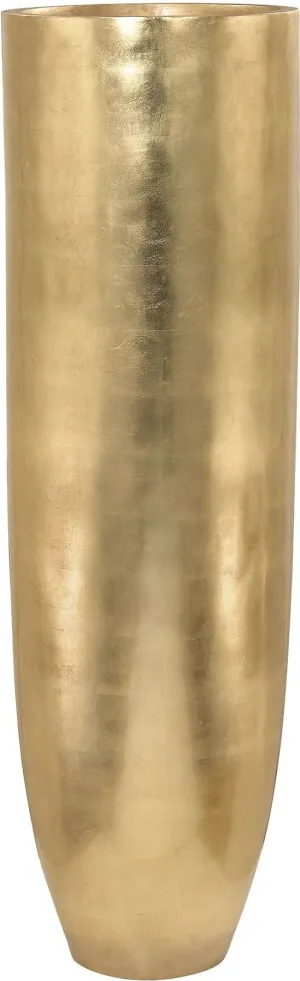 Oversized Oval Planter In Gold Leaf