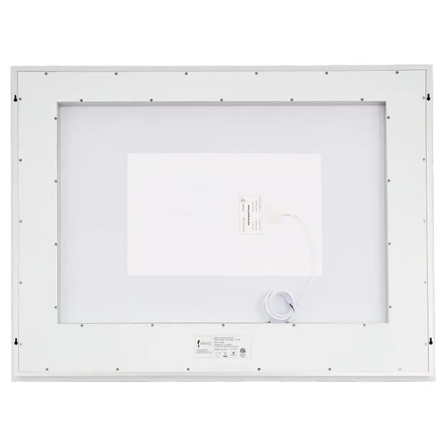 Oxygen Skylight 3-0302-15 Designer Rectangle Mirror 36x36 Inch - Black