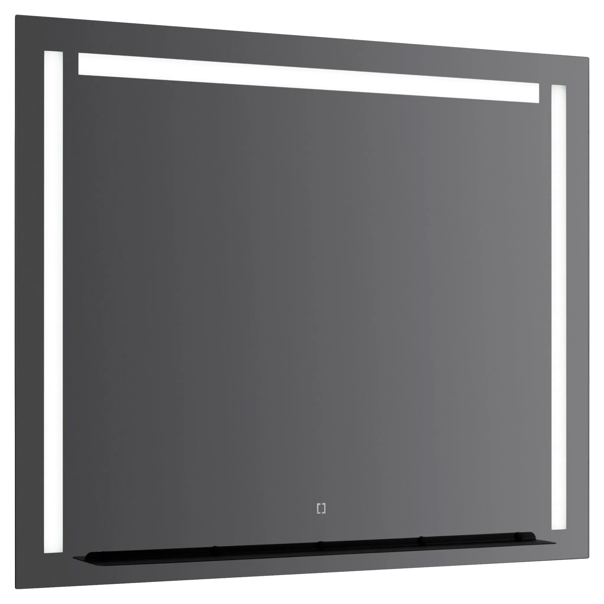 Oxygen Skylight 3-0302-15 Designer Rectangle Mirror 36x36 Inch - Black