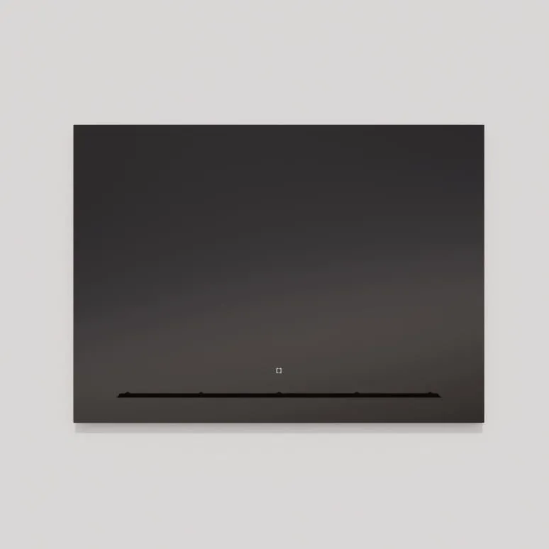 Oxygen Skylight 3-0302-15 Designer Rectangle Mirror 36x36 Inch - Black
