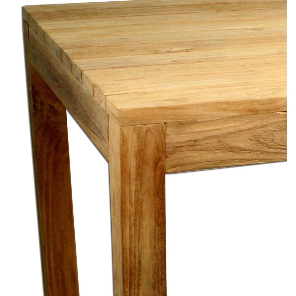 Padmas Plantation Rustic Teak Outdoor Dining Table