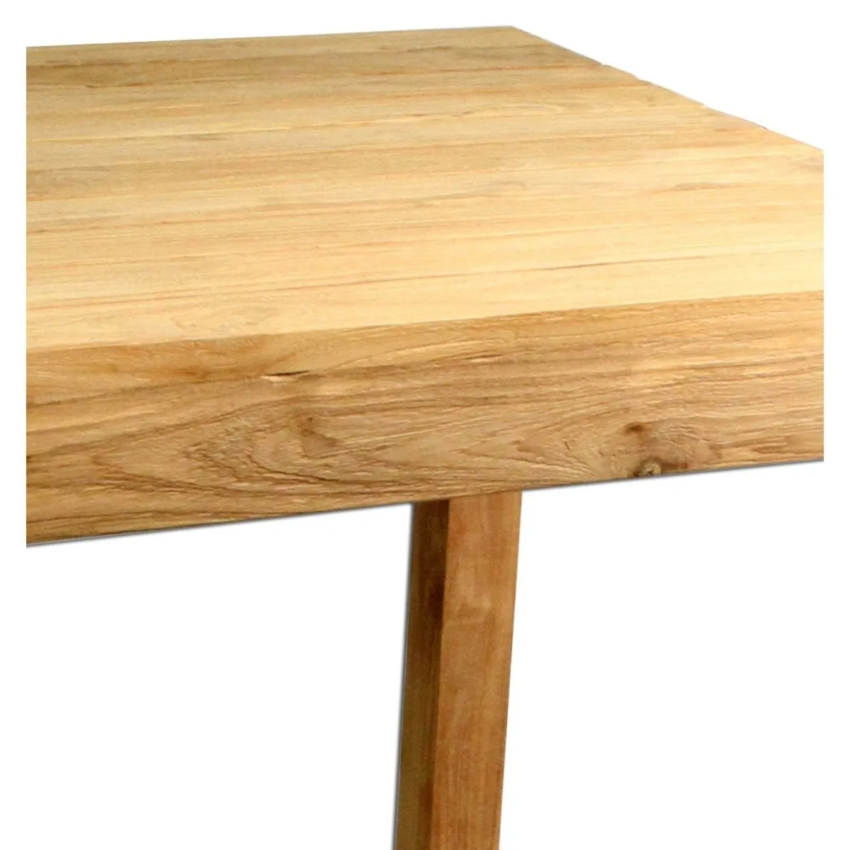 Padmas Plantation Rustic Teak Outdoor Dining Table