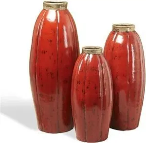 Paria Vases - Crimson