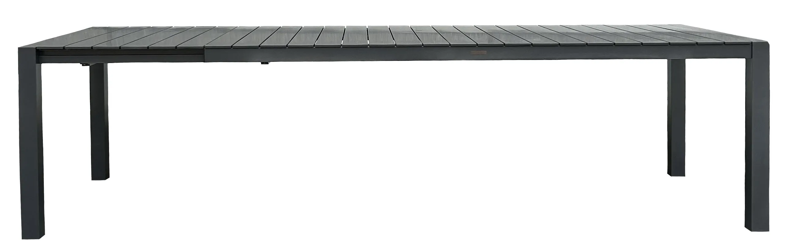 Peaks Aluminum Ext. Table - Glossy Grey