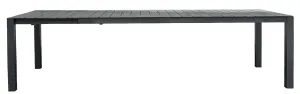 Peaks Aluminum Ext. Table - Glossy Grey