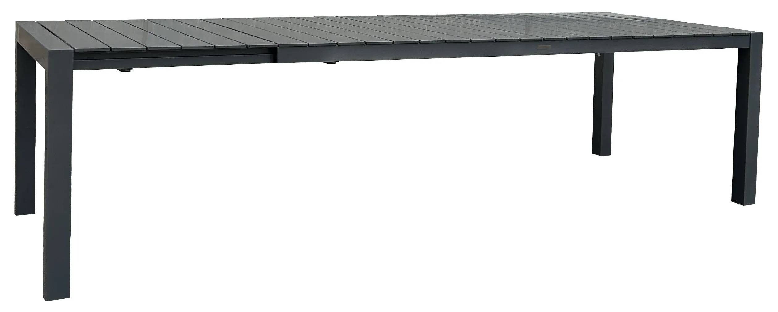 Peaks Aluminum Ext. Table - Glossy Grey