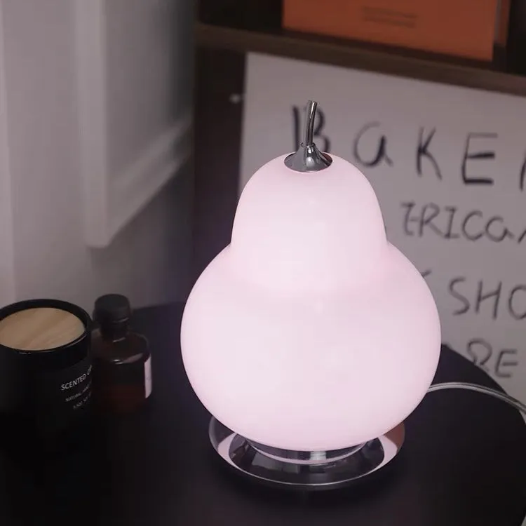 Pear Glass Cordless Table Lamp