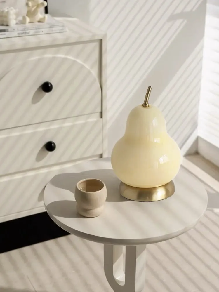 Pear Glass Cordless Table Lamp