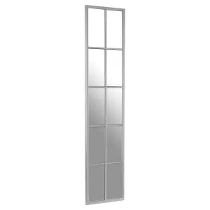 Portrait Rectangular Wall Grid Mirror