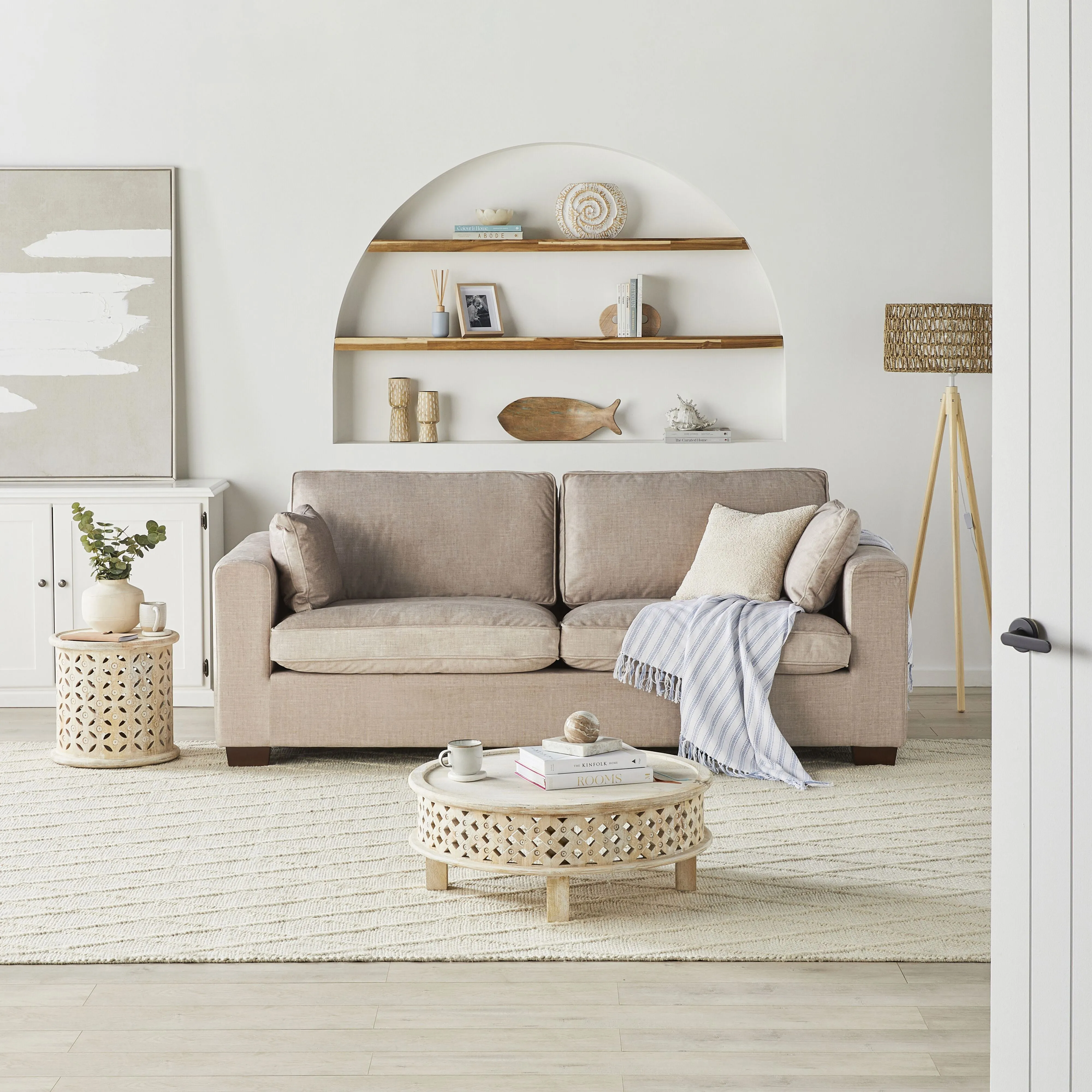 Portsea 3 Seater Sofa Aura Pecan
