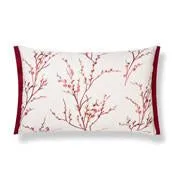 Pussy Willow Cranberry Cushion