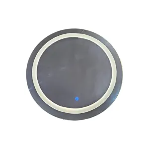QUCGTY BLEST Wall Mirror for Wall Decor/Mirror for Home Decoration 24"×24" | Light Mirror | Illuminated Vanity Mirror with Touch Sensor | for Bedroom, Living Room, Hall (Round)