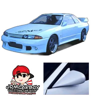 "89-94 Nissan Skyline R32 Bomex Side Mirrors - Upgrade Your GTR with Style and Performance | JDMCarboy"