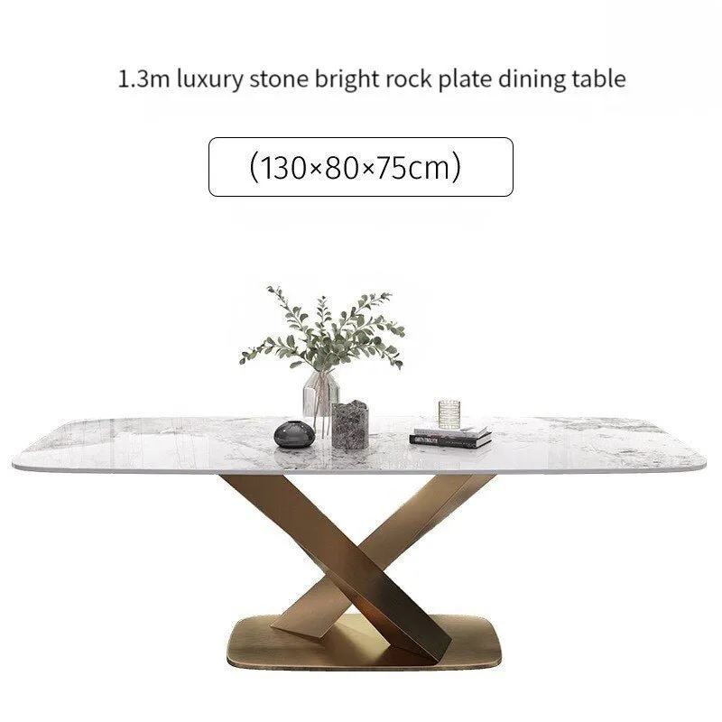 Rectangle Marble Kitchen Table