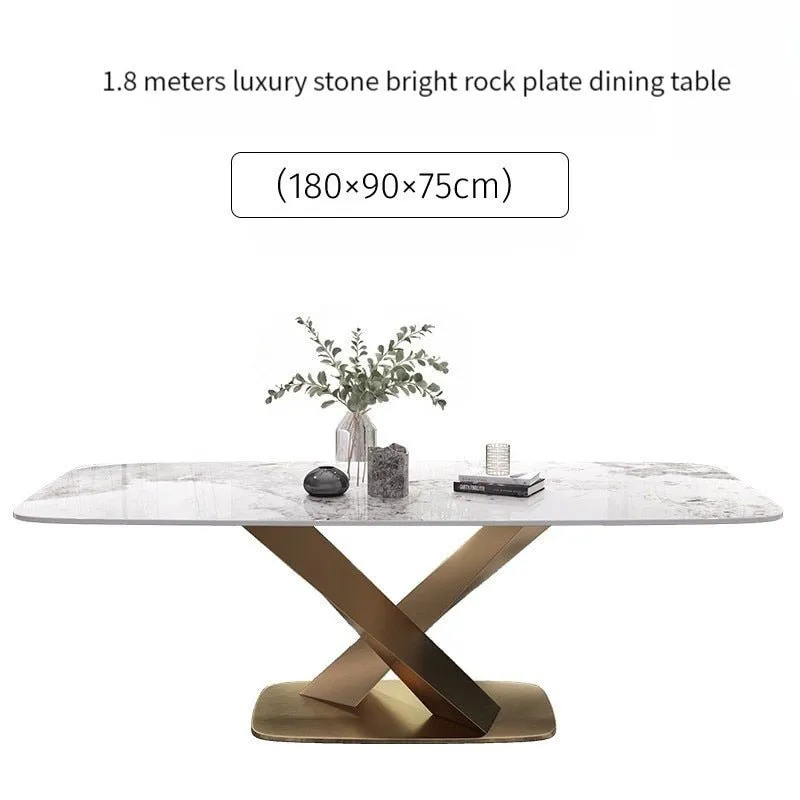 Rectangle Marble Kitchen Table