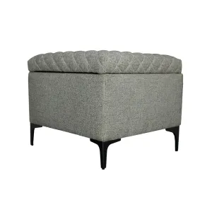 Reece Storage Ottoman - Tan