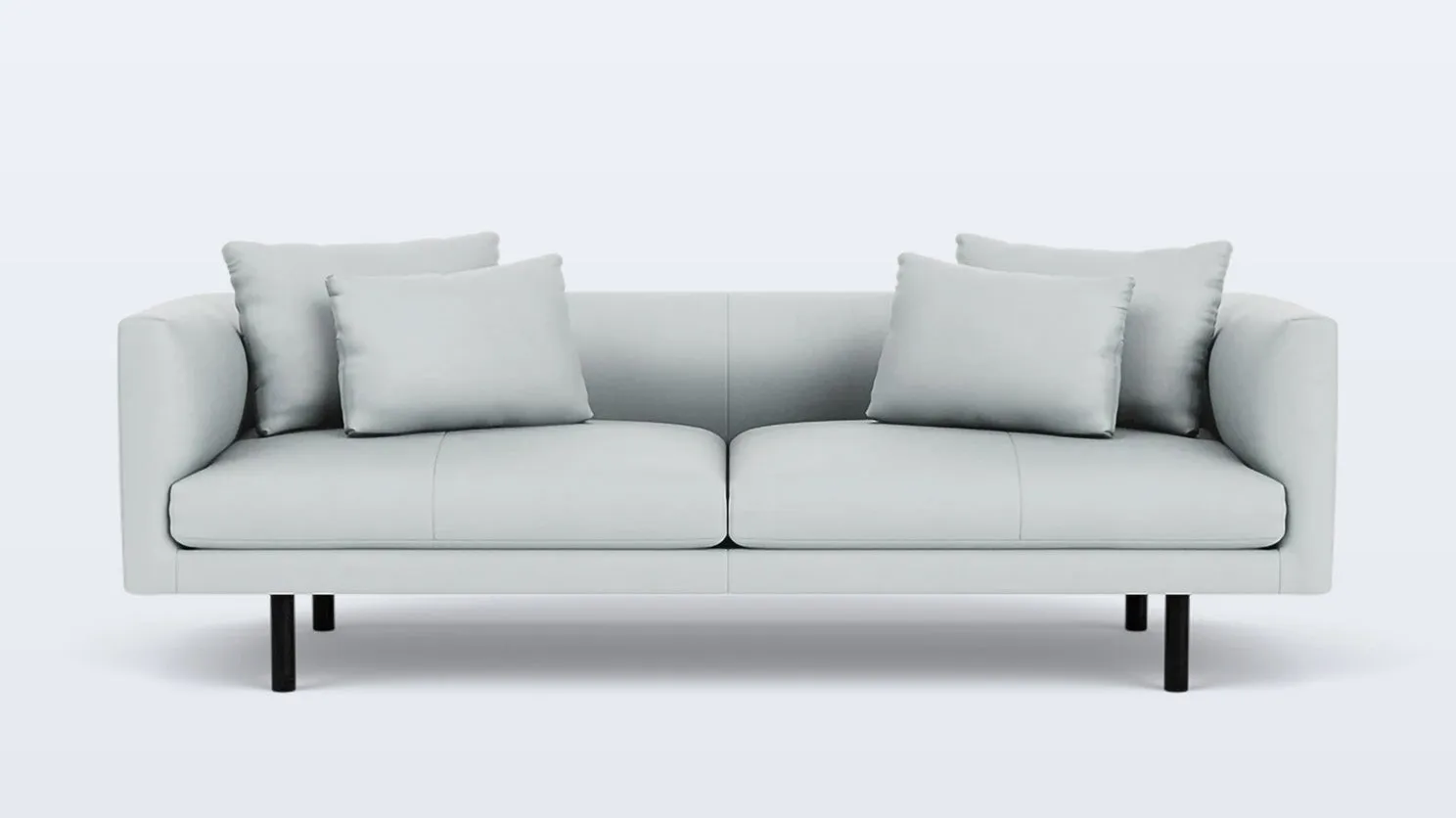 replay 91" sofa - leather