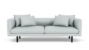 replay 91" sofa - leather